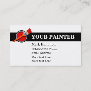 Cool simple Cartes de visite peintres 
