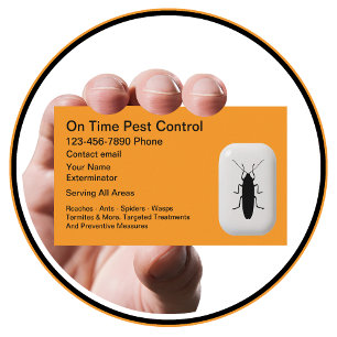 Cool Simple Pest Control Services Business Card