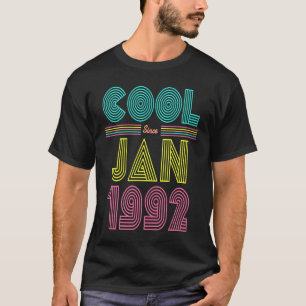 Cool Since January 1992 31st Birthday Party Men Wo T-Shirt