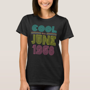 Cool Since June 1968 55th Birthday Party Men Women T-Shirt