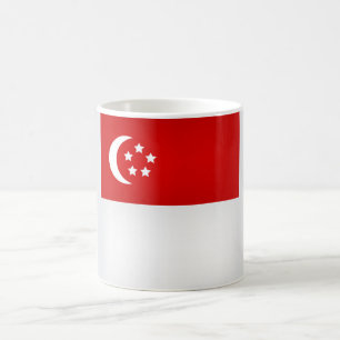Cool Singapore Flag Coffee Mug
