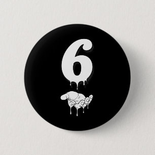 Cool Six Seven 6 7 Meme Gen Alpha Slang Costume Ma 2 Inch Round Button