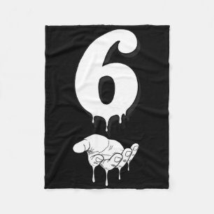 Cool Six Seven 6 7 Meme Gen Alpha Slang Costume Ma Fleece Blanket