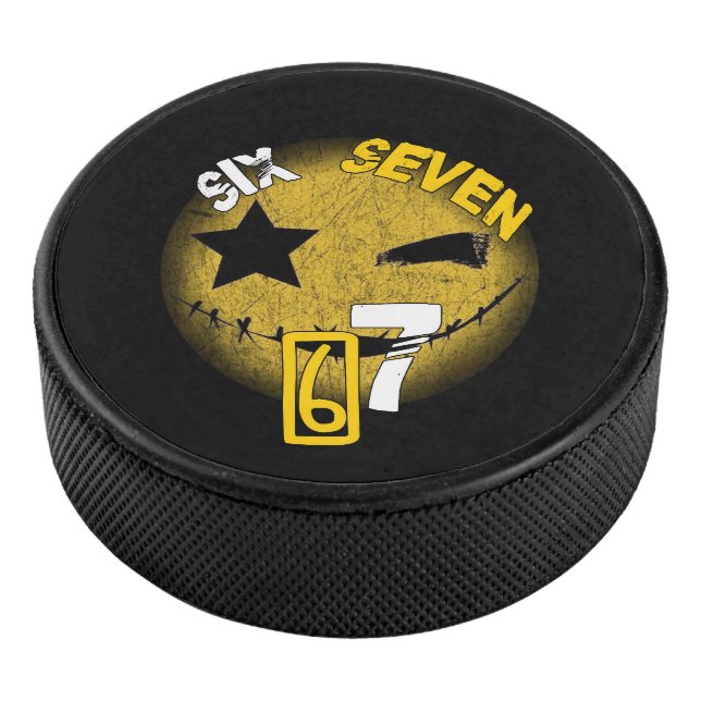 Cool Six Seven Hockey Puck! Puck (3/4)