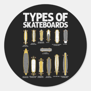 Cool Skateboard Art For Men Women Skateboarding Sk Classic Round Sticker