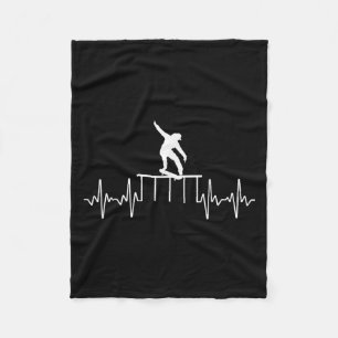 Cool Skateboard Art For Men Women Skateboarding Sk Fleece Blanket
