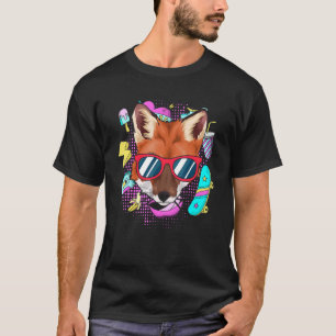 Cool Skateboard Party Animal Sunglasses  Fox T-Shirt