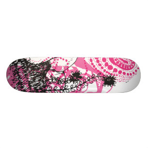 Cool skateboard with graphic design