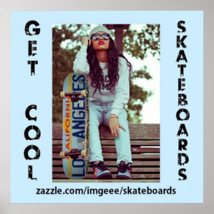 Cool Skateboards Poster
