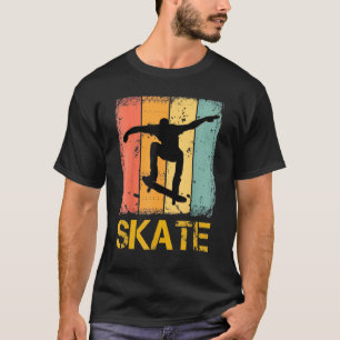 Cool Skater Women Girls Skateboarding Skateboard S T-Shirt