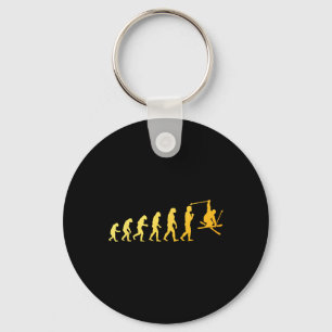 Cool Skiing Art For Men Women Skiing Themed Ski Lo Keychain