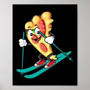 Cool Skiing Art For Men Women Skiing Themed Ski Lo Poster