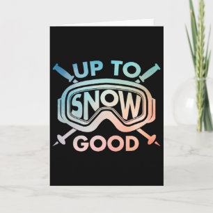 Cool Skiing Design For Men Women Ski Skier Snow Sk Card