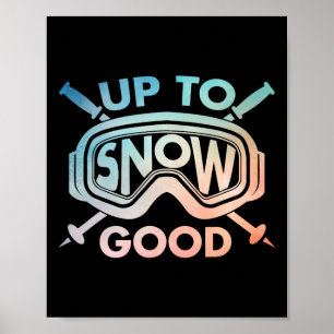 Cool Skiing Design For Men Women Ski Skier Snow Sk Poster