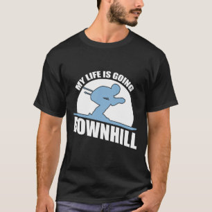 Cool Skiing Design For Men Women Snow Skier Ski Lo T-Shirt
