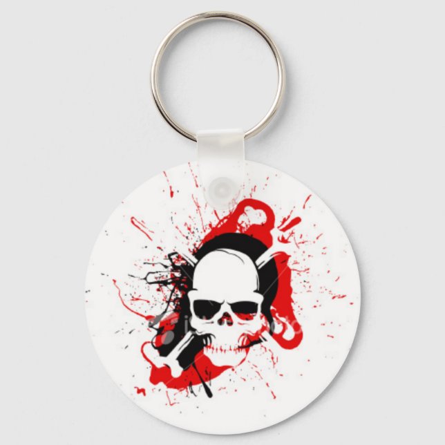 Cool Skull Keychain (Front)