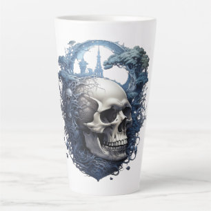 🔥💀 Cool Skull Latte Mug 💀🔥