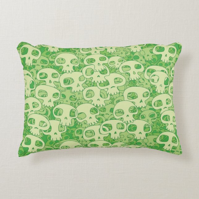 Cool skulls accent pillow (Front)