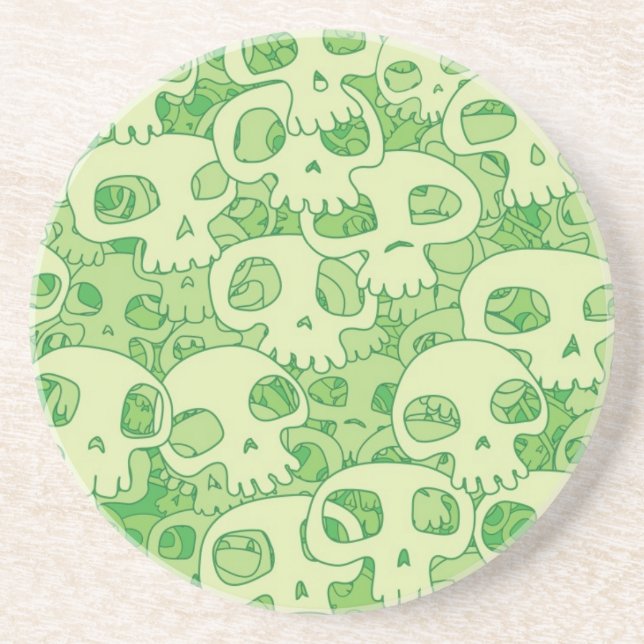 Cool skulls coaster (Front)