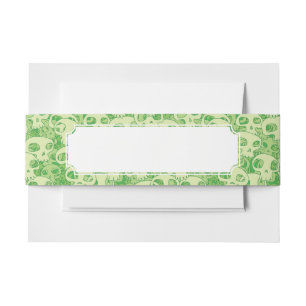 Cool skulls invitation belly band