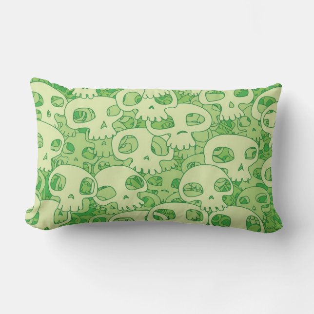 Cool skulls lumbar pillow (Front)