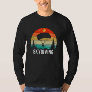 Cool Skydiving Art Men Women Skydiver Parachute Sk T-Shirt