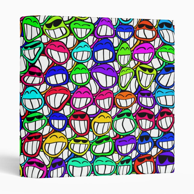 COOL SMILING FACES GROUP BINDER (Front/Spine)