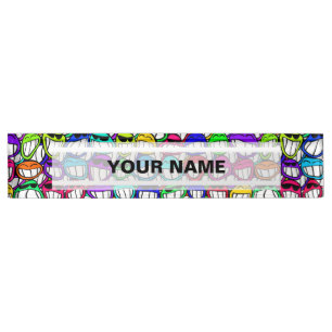 COOL SMILING FACES GROUP NAMEPLATE