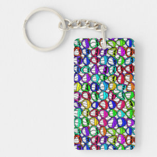 Cool Smiling Faces Keychain