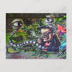 Cool  Smoking Guy Postcard