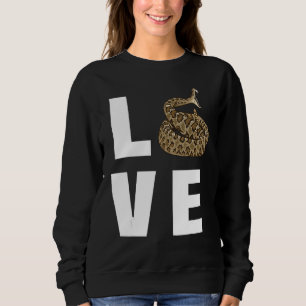 Cool Snake For Men Women Herpetology Rattlesnake B Sweatshirt