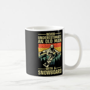 Cool Snowboard Art Men Women Skier Snowboarding Sn Coffee Mug