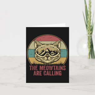 Cool Snowboard For Men Women Kids Ski Lover Mounta Card