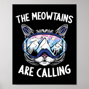 Cool Snowboard For Men Women Kids Ski Lover Mounta Poster