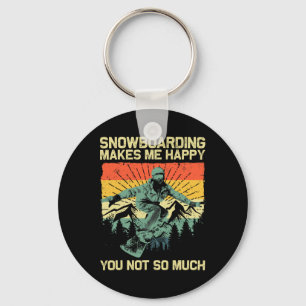 Cool Snowboard For Men Women Snowboarding Skiing S Keychain