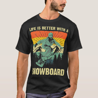 Cool Snowboard For Men Women Snowboarding Skiing S T-Shirt