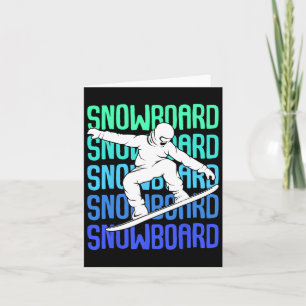 Cool Snowboarder Apparel And Gift Ideas Snowboardi Card
