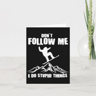 Cool Snowboarding Art For Men Women Snowboard Snow Card