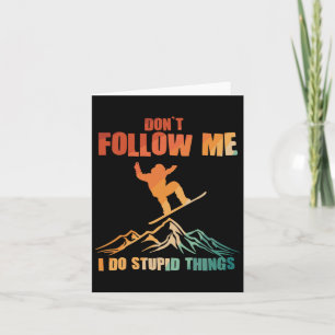 Cool Snowboarding Art For Men Women Snowboard Snow Card