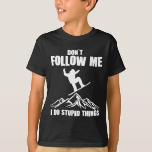 Cool Snowboarding Art For Men Women Snowboard Snow T-Shirt