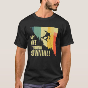 Cool Snowboarding Art For Men Women Snowboard Snow T-Shirt