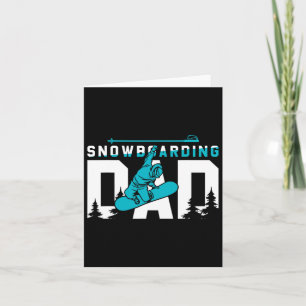 Cool Snowboarding Dad Gift Card