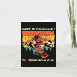 Cool Snowboarding Design For Women Mom Snowboard S Card