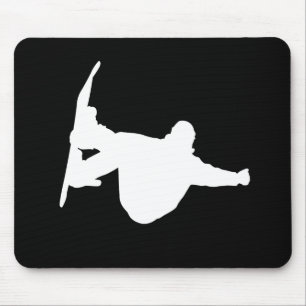 Cool snowboarding mouse pad