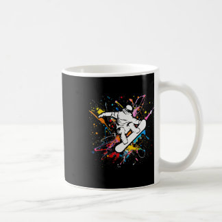 Cool Snowboarding Snowboarder Paint Splatter Men W Coffee Mug