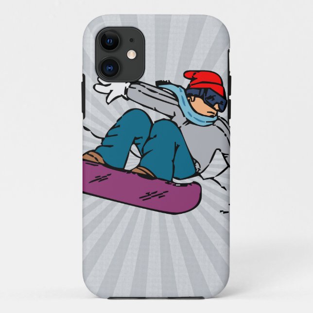 Cool Snowboarding | snowboarding lovers |snowboard Case-Mate iPhone Case (Back)
