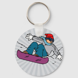 Cool Snowboarding snowboarding lovers snowboard Keychain