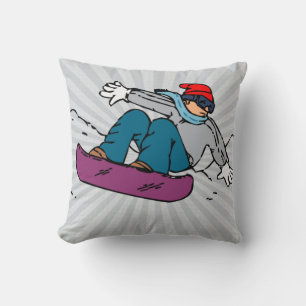 Cool Snowboarding snowboarding lovers snowboard Throw Pillow