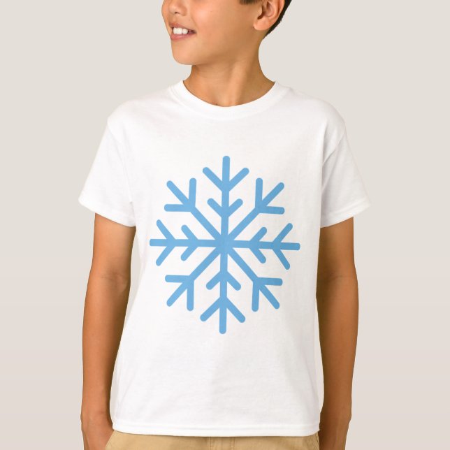 Cool Snowflake Emoji T-Shirt (Front)