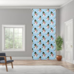 Cool Snowman Christmas Winter blue pattern Blackout Curtains<br><div class="desc">Cool Snowman Christmas Winter blue pattern Curtains. Customize cool unique kid's Home Décor. Illustration of a cool snowman with green sunglasses and gloves,  red scarf,  and black top hat on light blue.</div>